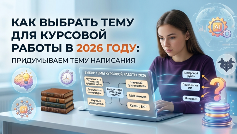 Статья Как выбрать тему для курсовой работы в 2026 году